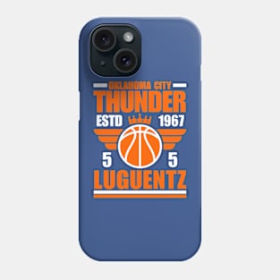 Oklahoma City Thunder Luguentz 5 Basketball Retro Phone Case
