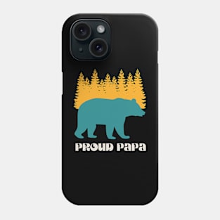 Proud Papa Forest Bear Phone Case