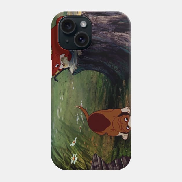 The Fox and the Hound Phone Case by Mirella Sato