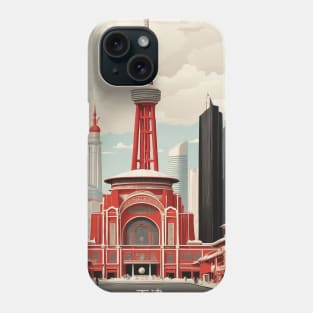 Tianjin China Vintage Poster Tourism Phone Case