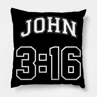 John 3:16 - Christian Catholic Bible Verse Pillow