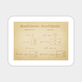 Maxwell's Equations Magnet