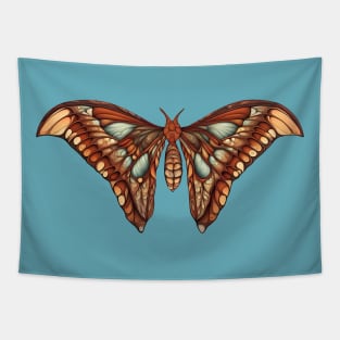 An illustration of an atlas moth Tapestry