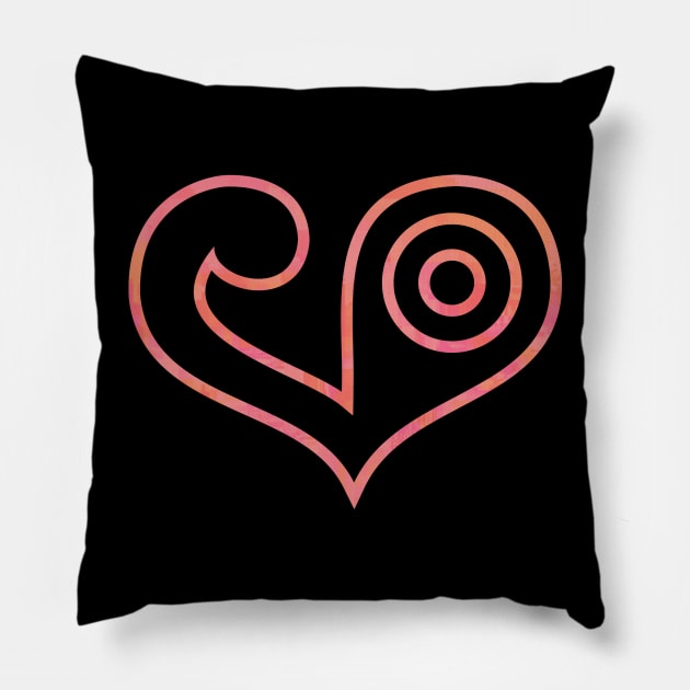 Digimon Crest of Love Pillow by Kaiserin