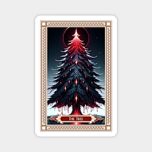 The Christmas Tree Tarot Card Magnet