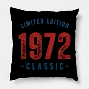 Limited Edition Classic 1972 Pillow