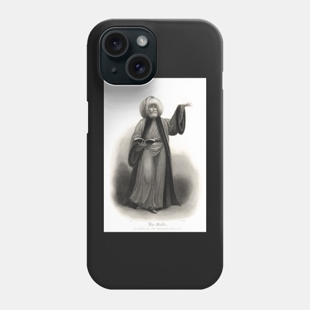 Mufti Islamic Scholar and interpreter Phone Case by artfromthepast