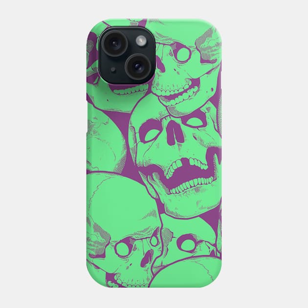 Skull Halloween Phone Case by igzine