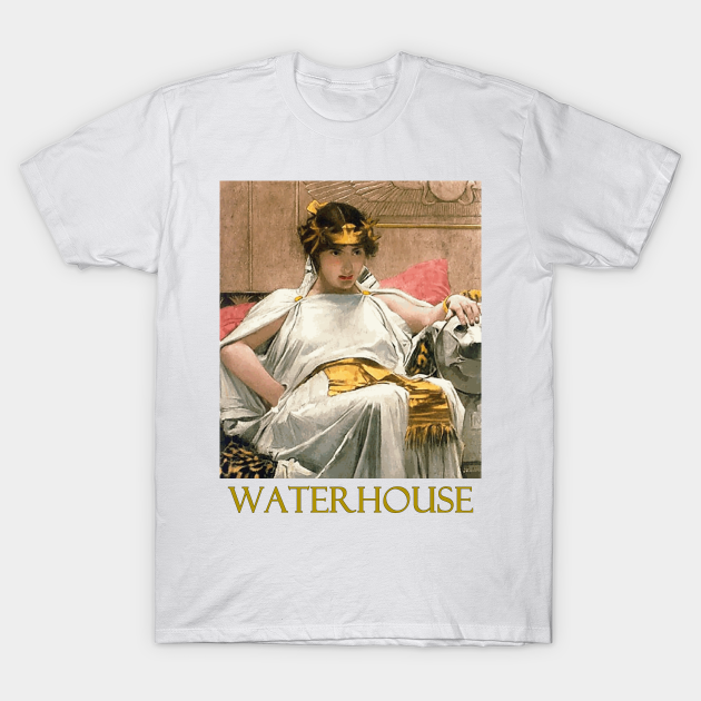 Cleopatra by John William Waterhouse - Egypt - T-Shirt