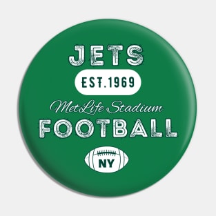 New York Football Jets Vintage Style Pin