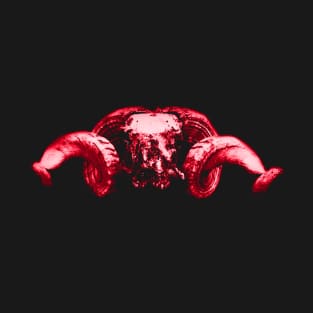 Ram Skull Red T-Shirt