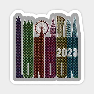 London Skyline 2023 - Lightz Magnet