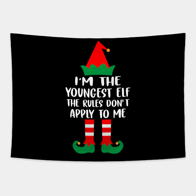 I'm the youngest ELF The rules don't apply to me Tapestry by norhan2000