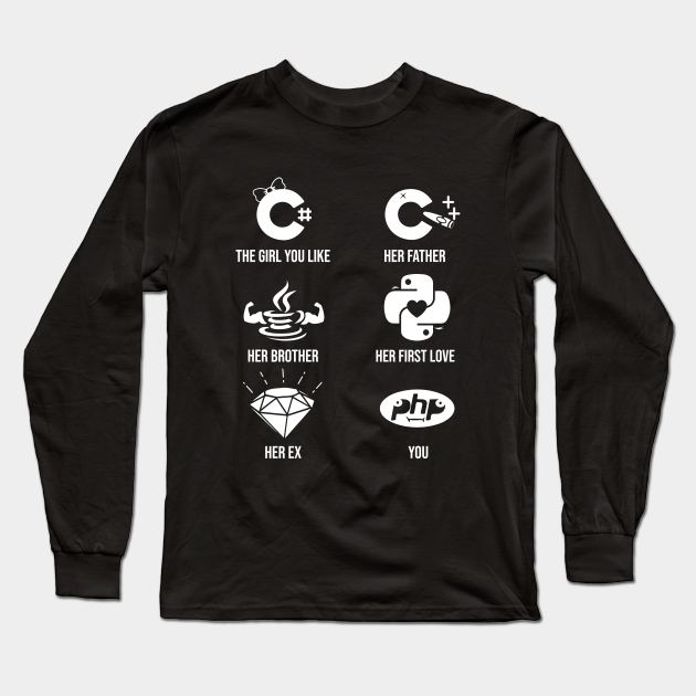 The Girl You Like Meme Funny Programming Languages PHP Joke - Programmer Joke - Long Sleeve T-Shirt | TeePublic The Girl You Like Meme Funny Programming Languages PHP Joke - Programmer Joke - Long Sleeve T-Shirt | TeePublic