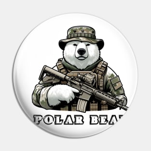 Tactical Polar Bear Pin