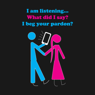 Funny Texting and Walking Partners T-Shirt