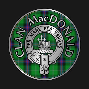 Clan MacDonald Crest & Tartan T-Shirt