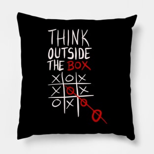 Think Outside The Box Pillow