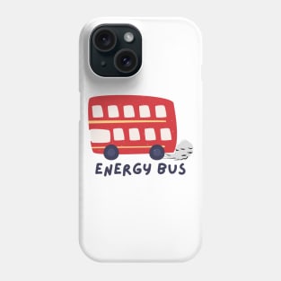 Energy Bus - Red Bus Driving To The Left Phone Case