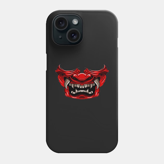 Catana Samurai Mask Phone Case by RedoneDesignART