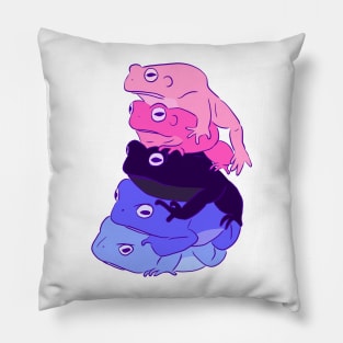 Omnisexual Pride Frog Stack Pillow