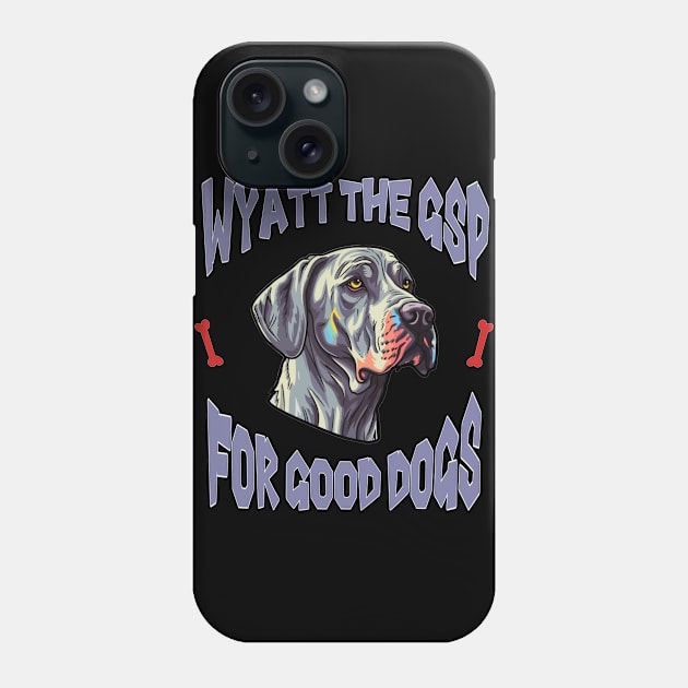 Wyatt the gsp Phone Case by hsayn.bara