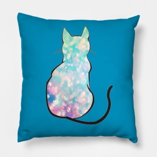 Hologram Cat Pillow