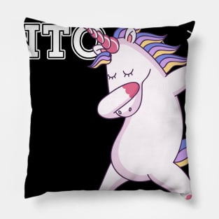 Straight Outta Preschool Unicorn Back To School Gift Pillow