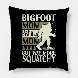 Bigfoot Mother's Day Pillow