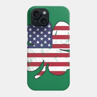 American Flag Shamrock Phone Case