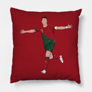 Cristiano Ronaldo Portugal Football Player Pillow