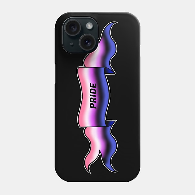 genderfluid pride banner Phone Case by TOASTYWAFFL3Z