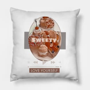 Aesthetic, love, sweet, sweets sweety, soft aesthetic, vintage, retro, cottagecore, music, cute, anime, gifts for her, gift, gift ideas, mother's Day, music, mom, mommy, mother, mother's Day gifts, for her Pillow