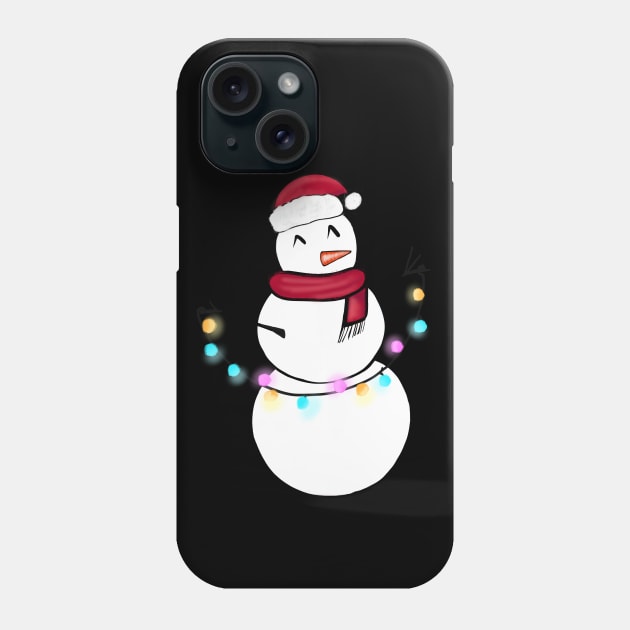 snowman Phone Case by krikogo