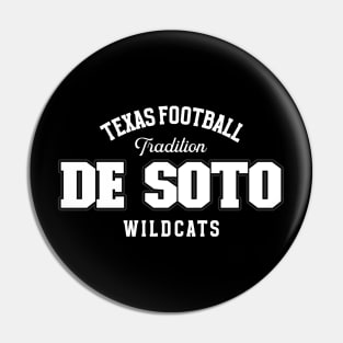 DE SOTO TEXAS FOOTBALL T-SHIRT Pin