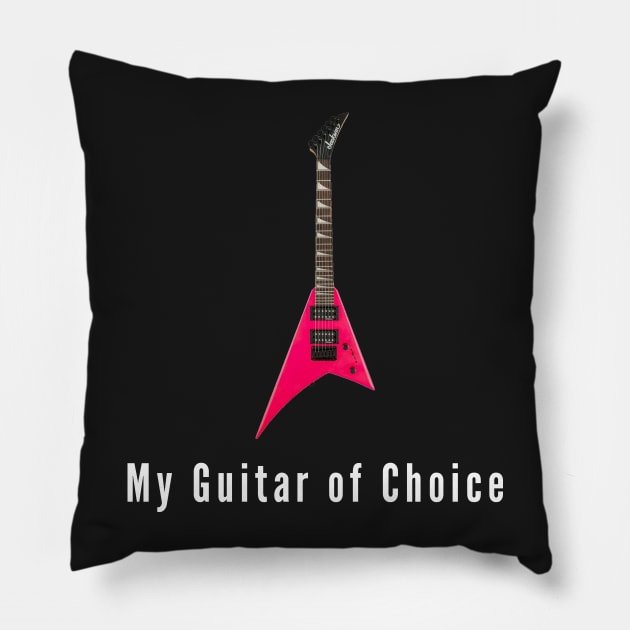 Jackson Rhoads - My Guitar of Choice Pillow by AlmostNotSane