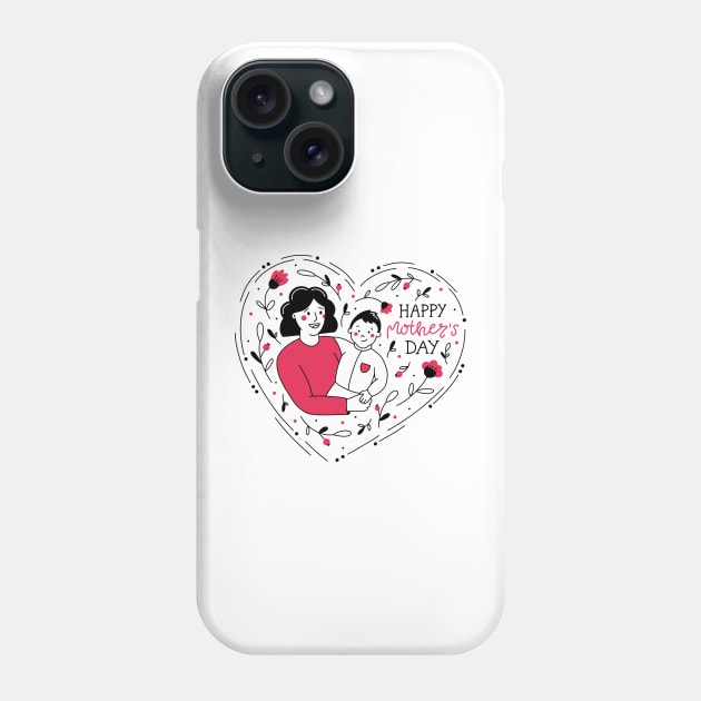 Happy mothers day Phone Case by A tone for life