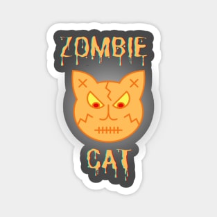 Zombie Cat Magnet