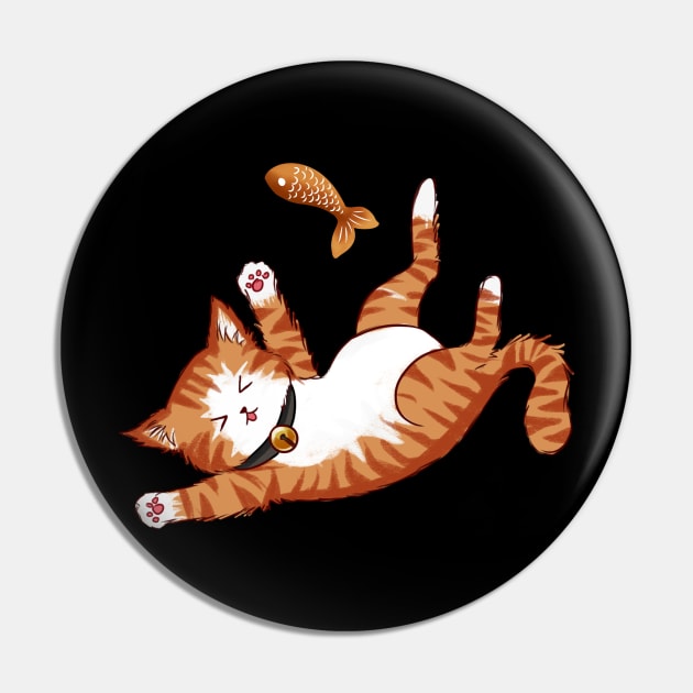 Ginger Cat Pin by gattoshou