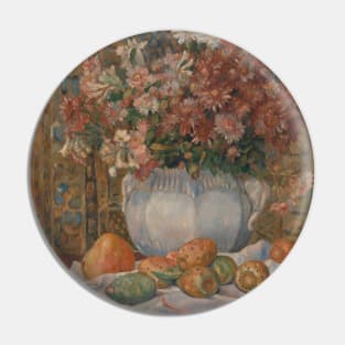 Still Life with Flowers and Prickly Pears by Auguste Renoir Pin