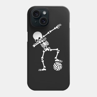 Dab dabbing skeleton (beach) volleyball Phone Case