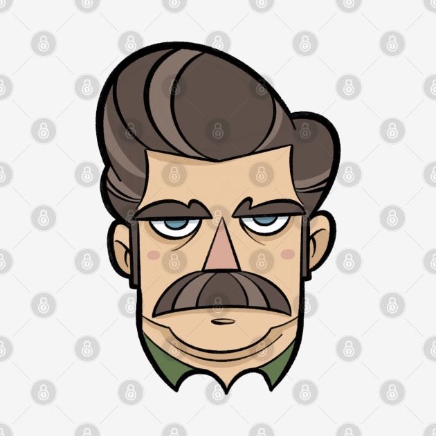 Swanson by scribbles by mike