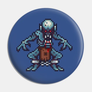 Ghoul pixel art Pin