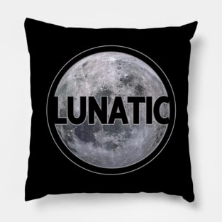 Moon Lunatic with lettering gift space idea Pillow