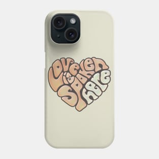 Love Is Spoken Here Painted Word Art Phone Case