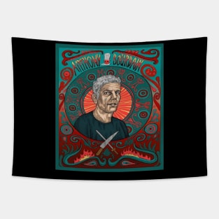 Anthony Bourdain No Reservations Needed to Wear This Tapestry