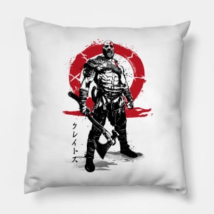 Killer of Gods sumi e Pillow