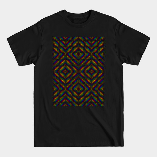 Discover Rainbow Pattern 2 - Abstract Geometric Shapes - T-Shirt