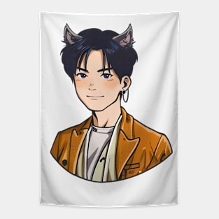 Astro Rocky Anime Tapestry