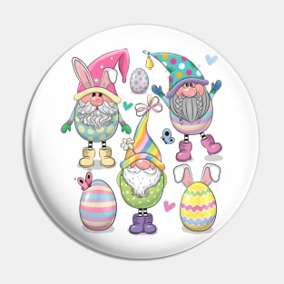 Cute Easter Gnomes Pin